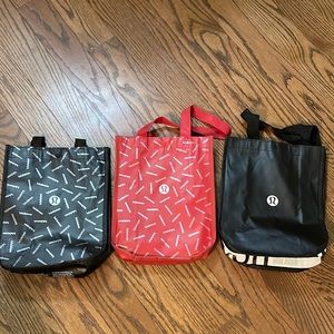 Lulu Lemon bags lot of three